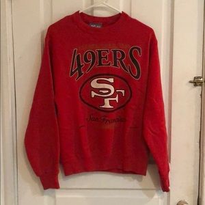 Vintage Red San Francisco 49ers Sweatshirt